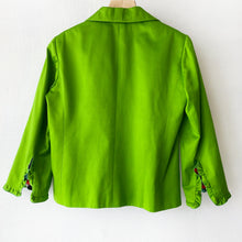 Load image into Gallery viewer, 90s Nina Ricci Lime colour blazer
