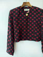 Load image into Gallery viewer, 80s Pattern Cropped Jacket
