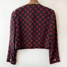 Load image into Gallery viewer, 80s Pattern Cropped Jacket

