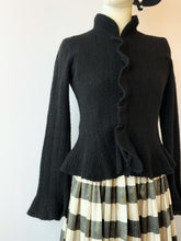 Load image into Gallery viewer, Tricot Comme des garcons Ruffle Cardigan
