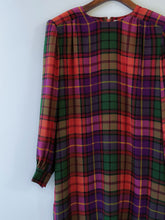 Load image into Gallery viewer, 90s Givenchy Plaid Pattern Dress
