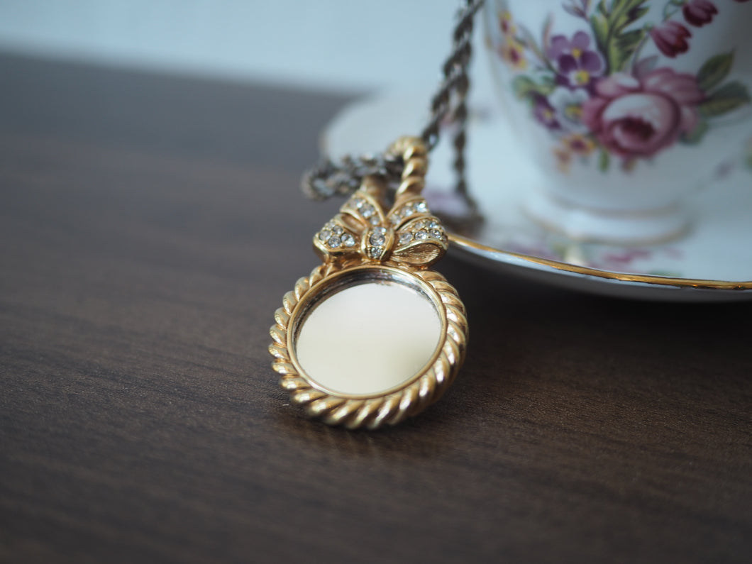Vintage Mirror Necklace